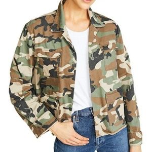 RTA LUNA ARMY CAMO JACKET SZ M